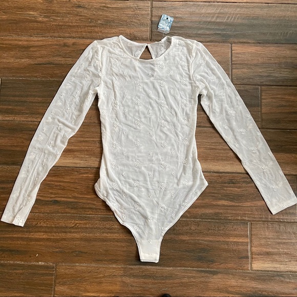 NWT Intimately X Free People Makeout Mesh Bodysuit - Picture 2 of 7